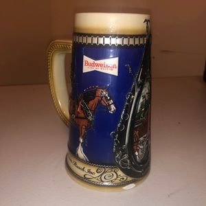 1988 Budweiser Harness Horse Stein Anheuser-Busch